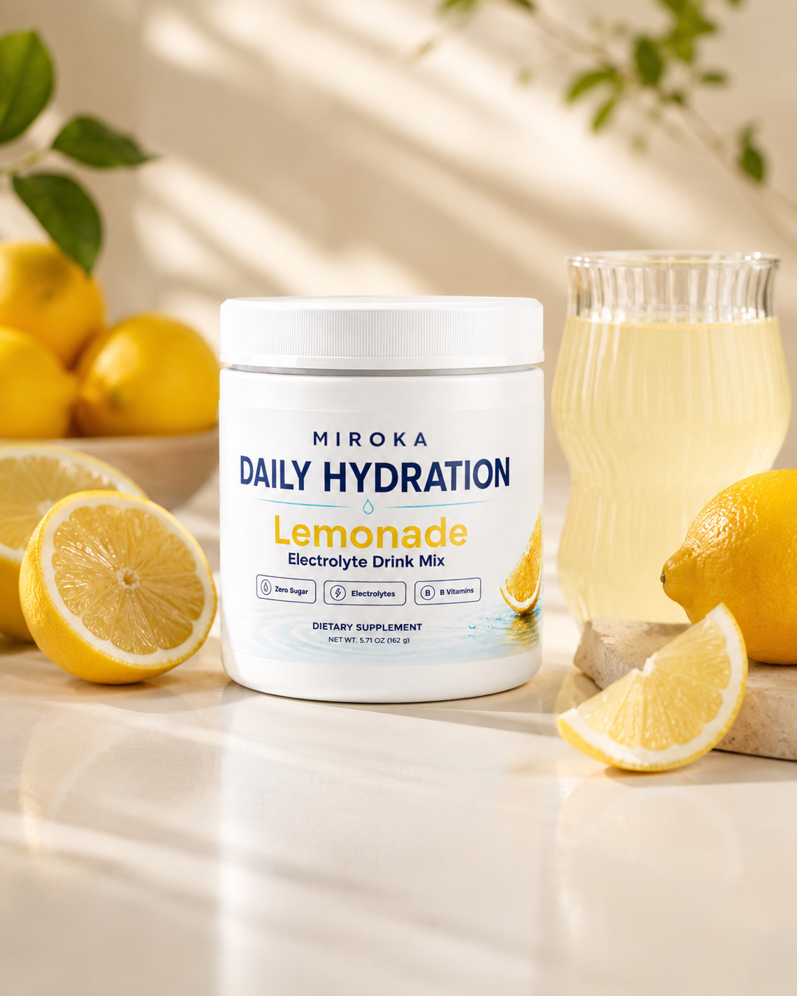 MIROKA Electrolyte Drink Mix – Lemonade