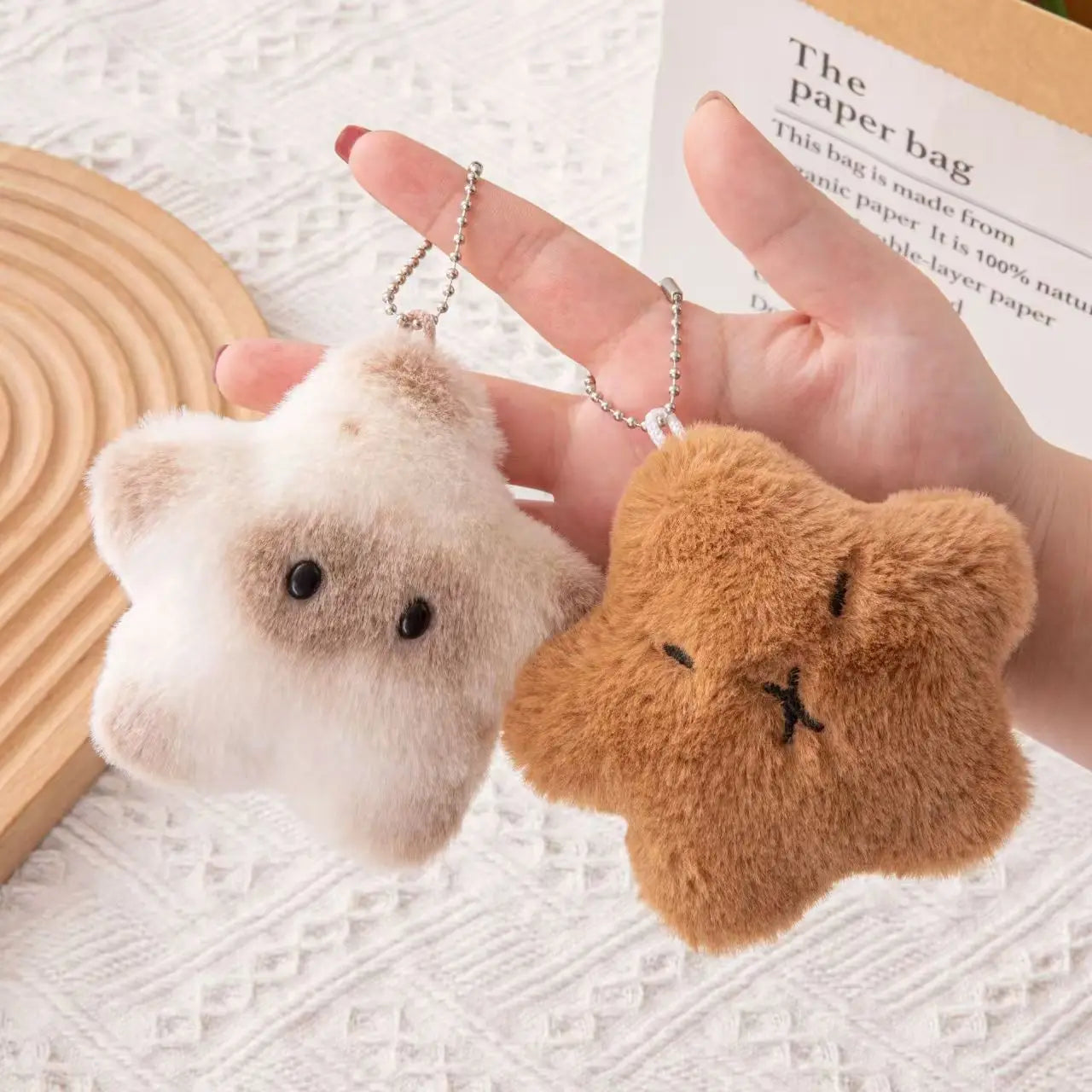 Kawaii Capybara Plush Keychain
