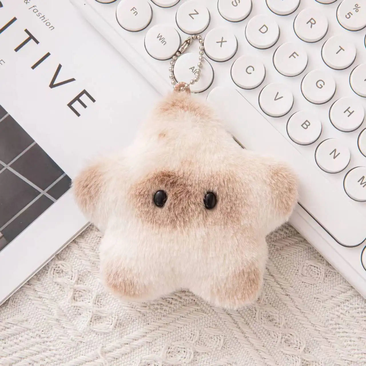 Kawaii Capybara Plush Keychain