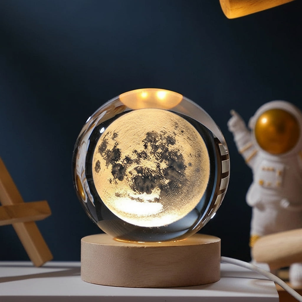 Crystal Galaxy Night Light