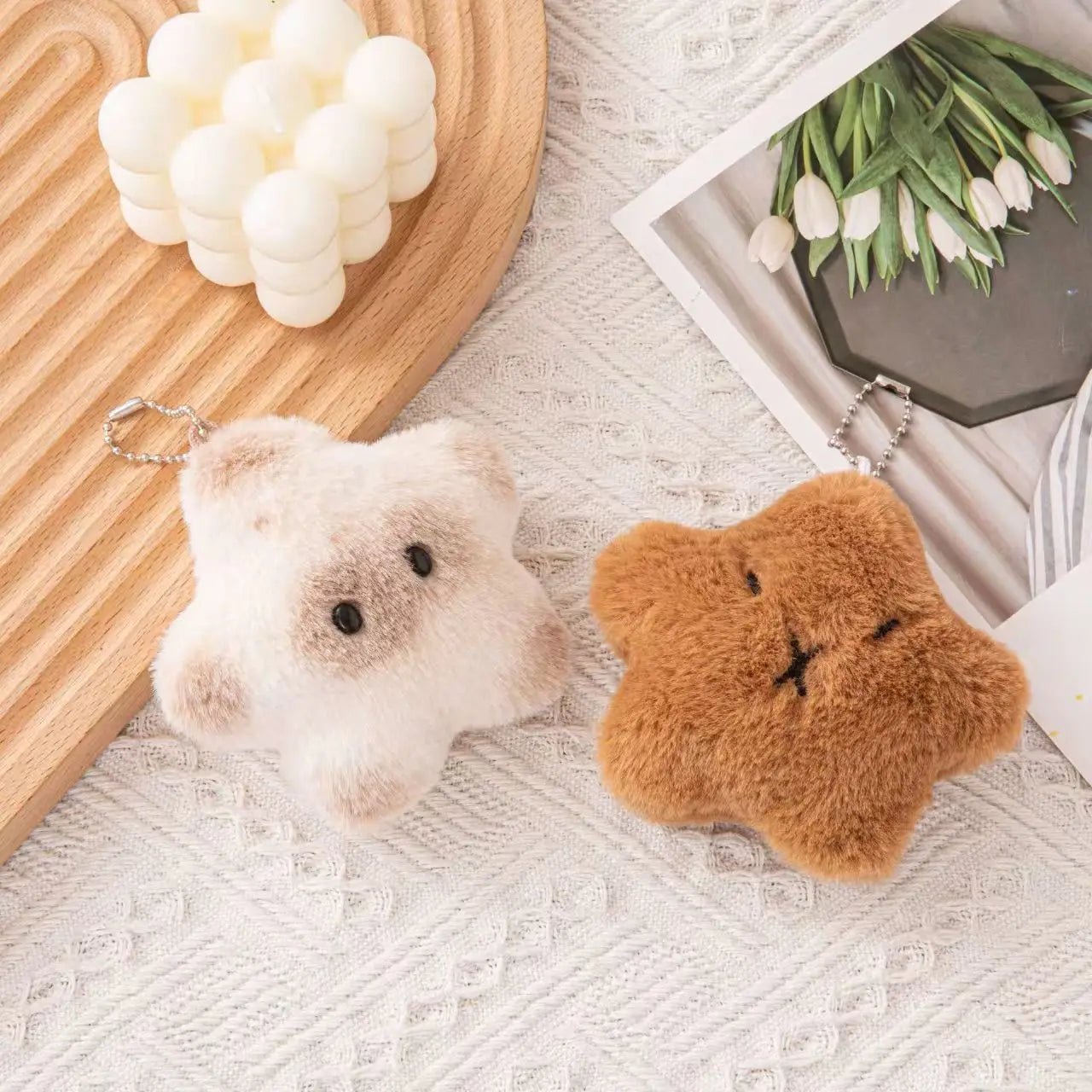 Kawaii Capybara Plush Keychain